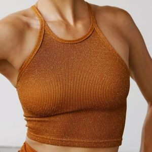 FREE PEOPLE MOVEMENT HAPPINESS RUNS CROP TANK  KONOA LUREX bundle Up (2 /25$)